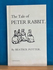 Beatrix Potter: The Tale of Peter Rabbit.  First Edition facsimile