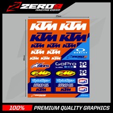 KTM STICKERS, MOTOCROSS
