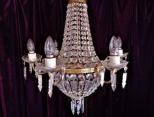 Crystal And Glass Chandelier 6