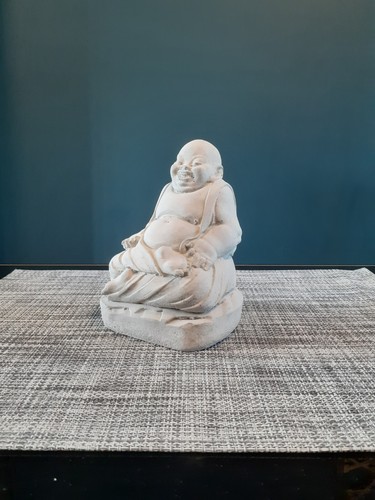 Stone garden sitting - stone, buddha