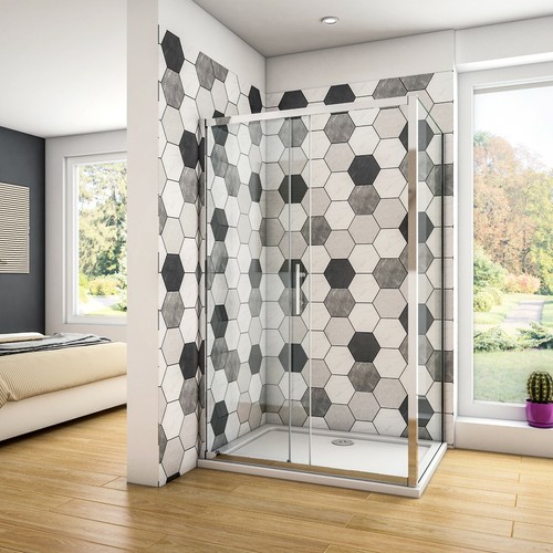 Shower enclosure sliding door - shower,