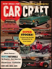JUNE 1961 CAR CRAFT MAGAZINE, SUPER STOCK, WINTERNATIONALS, CORVAIR MONZA