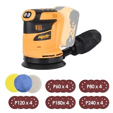 Mellif Cordless Random Orbit Sander for Dewalt 18V Battery –Tool Only