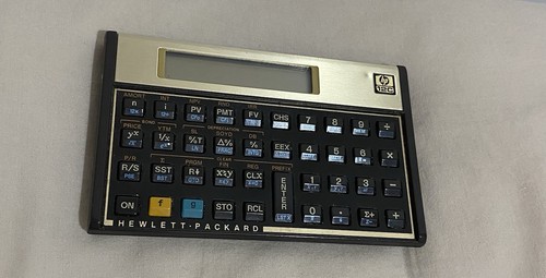 Hewlett packard 12c vintage - hp-12c,