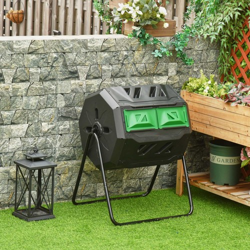 Garden compost bin - garden,