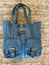 Mulberry Blue Roxanne Shoulder  Bag