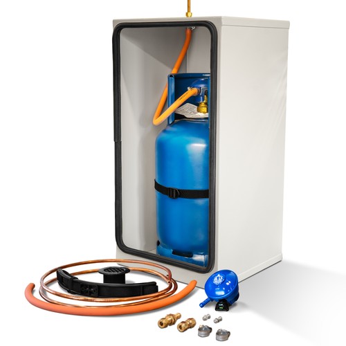 Steel gas safety locker - steel,