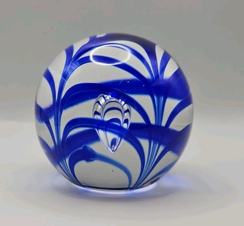 Langham art glass paperweight - art,