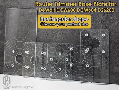 Rectangular shape router - shape, base
