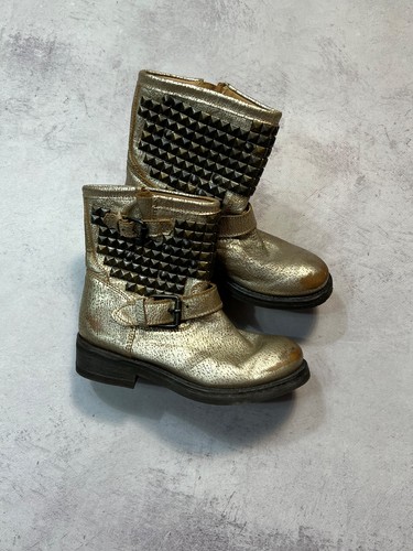 Vintage ash leather metal - ash,