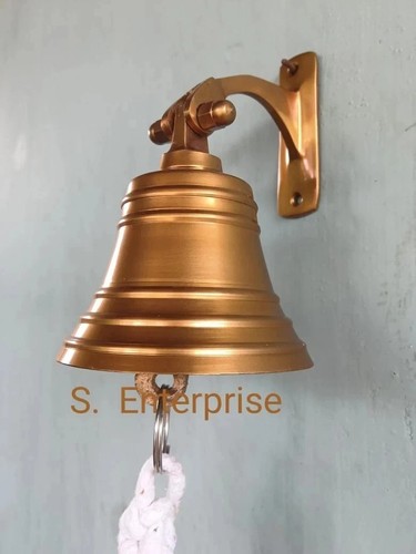 Antique brass bell nautical - brass,