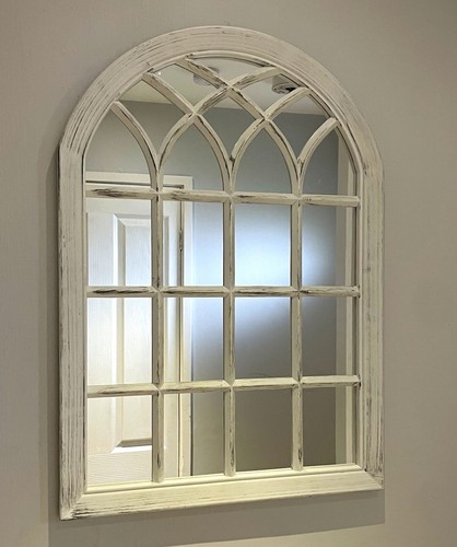 Arched window wall mirror - wall,