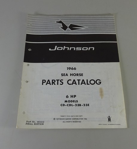 Parts catalog omc johnson - parts,