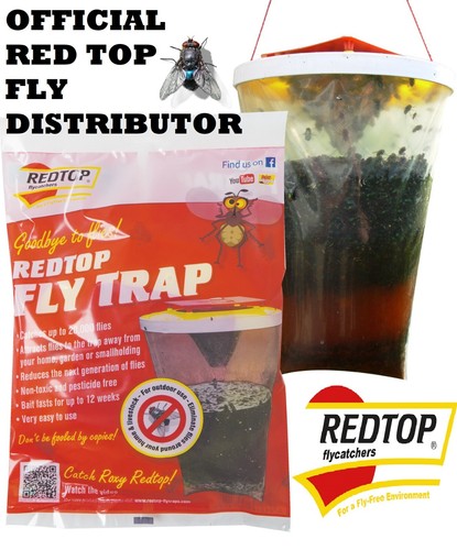 Fly bag trap red top - red,