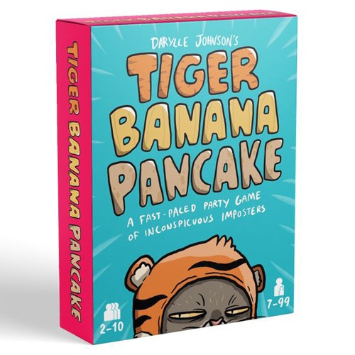 Tiger banana pancake - pancake, board
