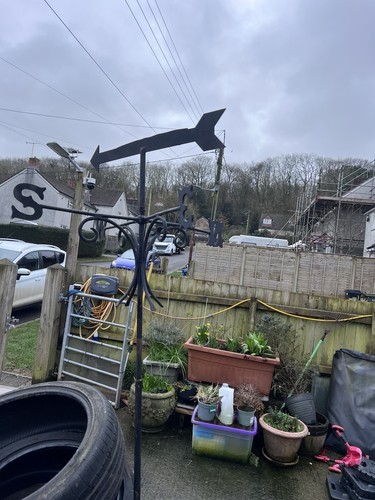 Vintage wind vane rooftop - vane,