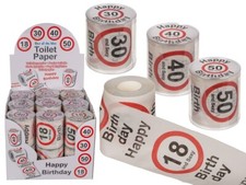 Happy birthday toilet roll - happy,
