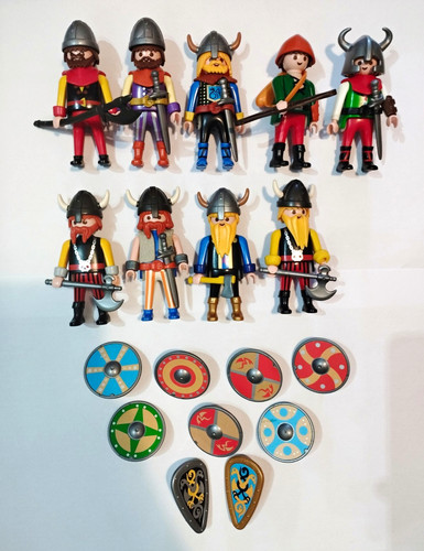 Playmobil viking figures - playmobil, lot