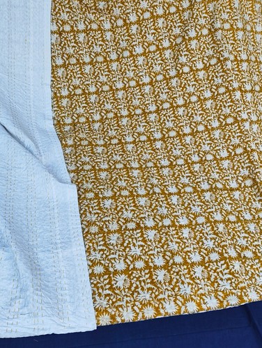 Indian vintage kantha quilt - kantha,