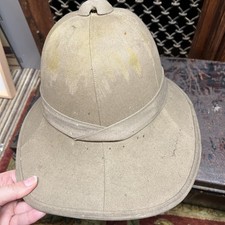 a pith helmet, also known by