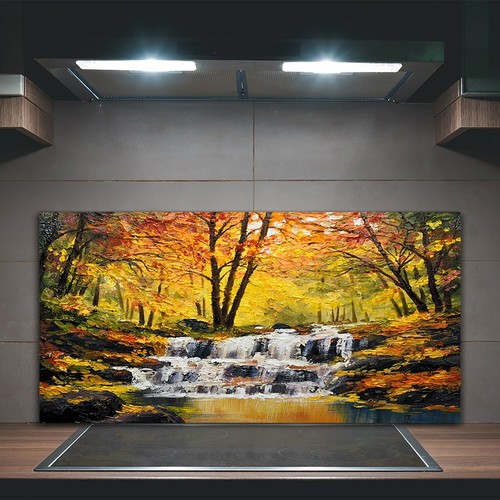 Kitchen splashback toughened - kitchen,