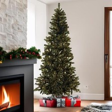 7ft Gold & Green Tinsel