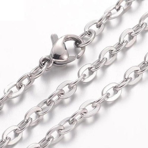 Stainless steel cable chain - stainless,