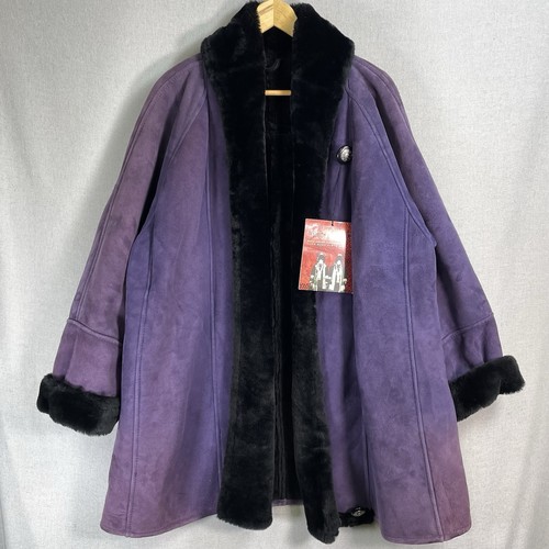 Vtg cindy spolek shearling - vtg,