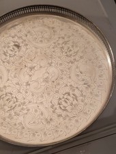 Vintage tray  Silver-Plated