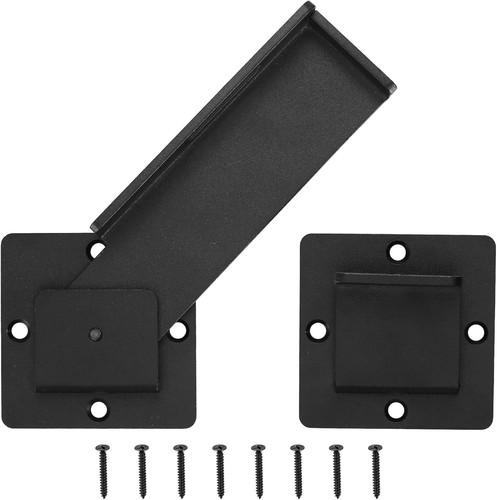 Flip gate latch lock black - latch,