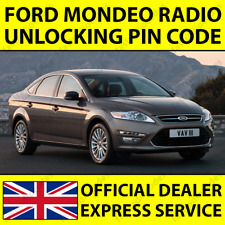 ✅FORD MONDEO RADIO UNLOCKING PIN CODE FOR SONY 6000 CD 4500 RDS TRAVELPILOT✅
