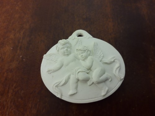 Ceramic cherub baby angel - ceramic,