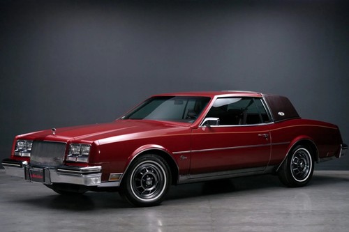 1985 buick riviera maroon - buick,
