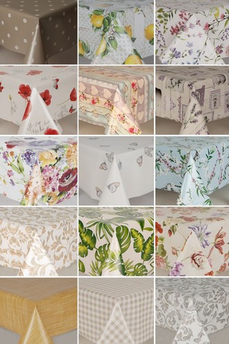 Wipe clean tablecloth - clean, pvc