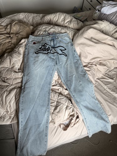 Ice cream jeans denim - cream, blue