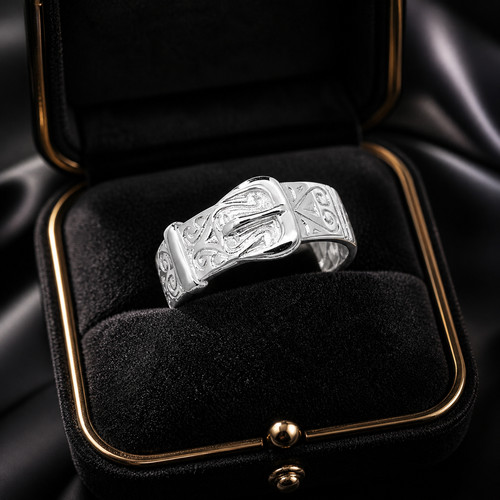Sterling silver gents buckle - sterling,