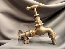 BRASS GARDEN TAP, RECLAIMED &