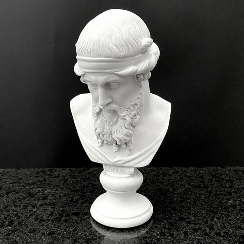 Plato marble bust sculpture - plato,