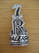 RALEIGH HERON BIKE HEAD BADGE ALUMINIUM DECAL STICKER 3M REPLICA