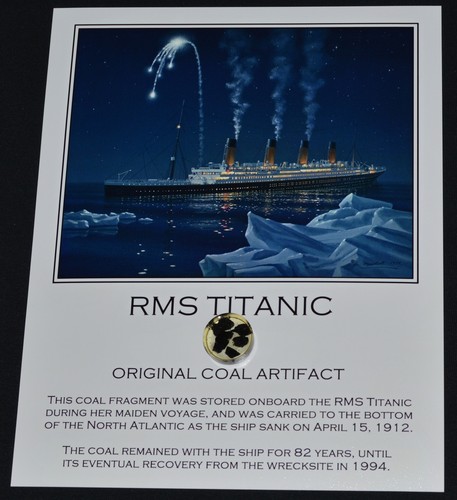 Rms titanic authentic - rms, coal