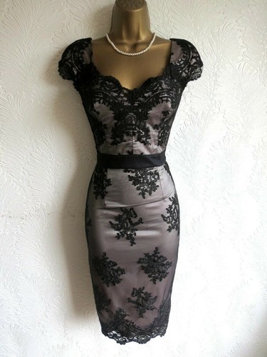 Lipsy vip black - black, lace