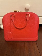 Bright Red Louis Vuitton Alma