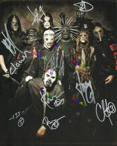 Slipknot autographed signed - autographed,