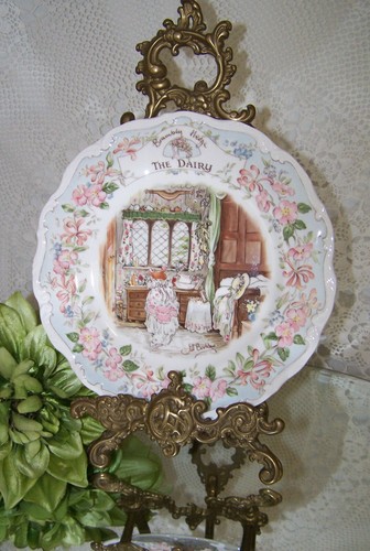 Brambly hedge the dairy - brambly, plate