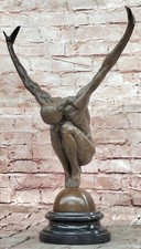 Abstract Bronze Male Figure