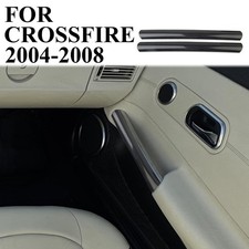 Carbon Fiber Style Interior Door Handle Trim Cover Fit For Chrysler Crossfire