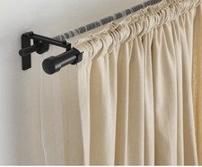 IKEA HUGAD Curtain Rod Black