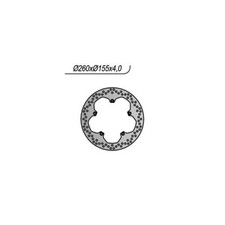 FRONT BRAKE DISC NG 1202