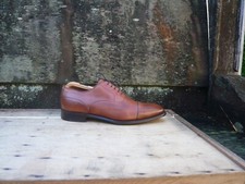 JOSEPH CHEANEY OXFORD SHOES BROWN TAN LEATHER UK9 MENS EXCELLENT CONDITION