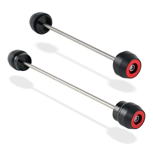 Front rear axle sliders crash - rear,